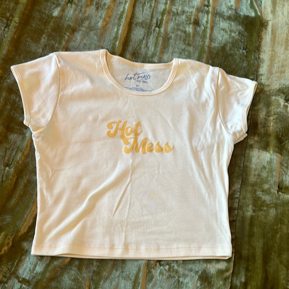 Hot Mess baby tee
